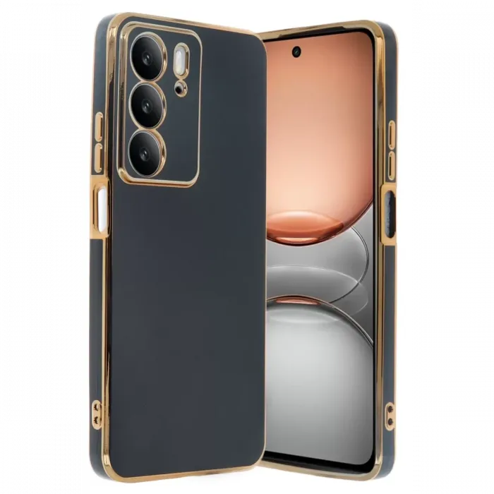 Newface Realme C75 4G Kılıf Volet Silikon - Siyah