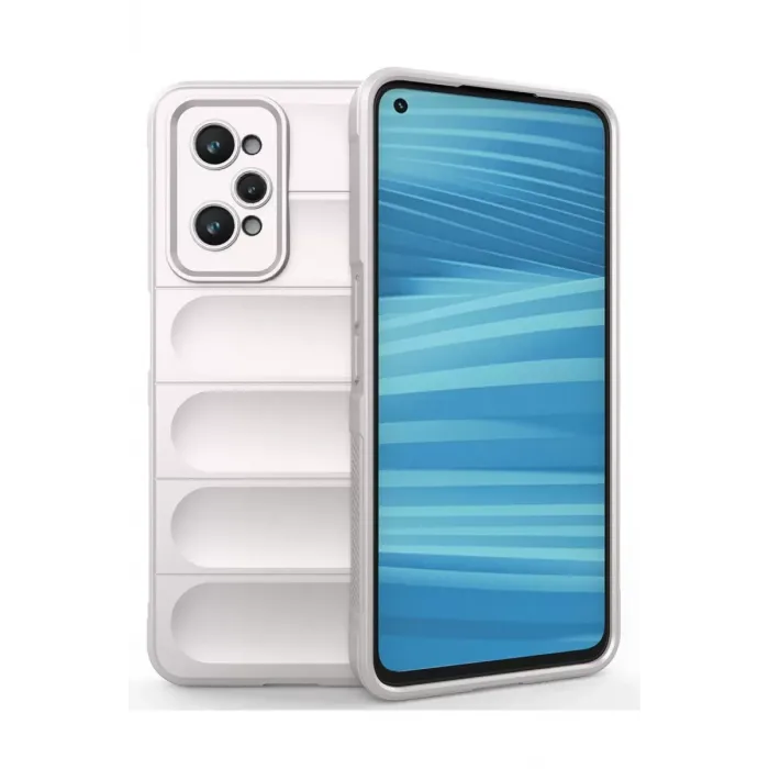 Newface Realme GT2 5G Kılıf Optimum Silikon - Krem