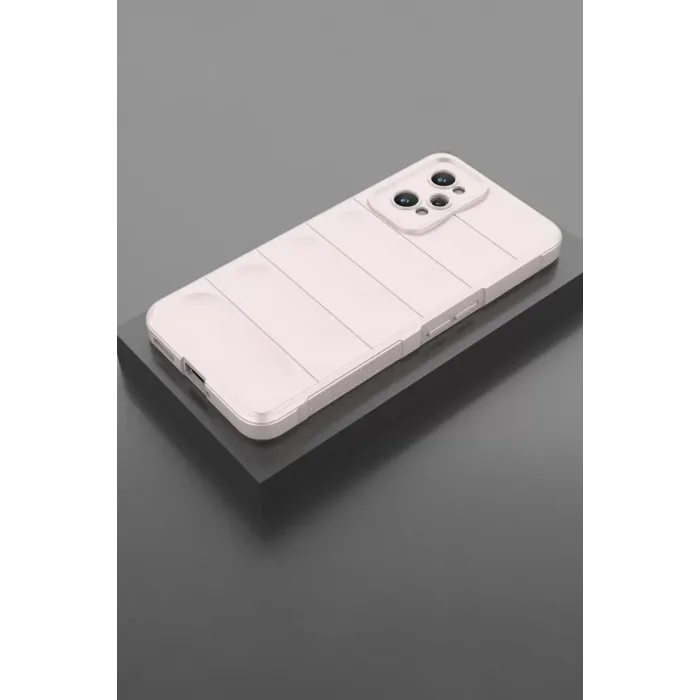 Newface Realme GT2 5G Kılıf Optimum Silikon - Krem