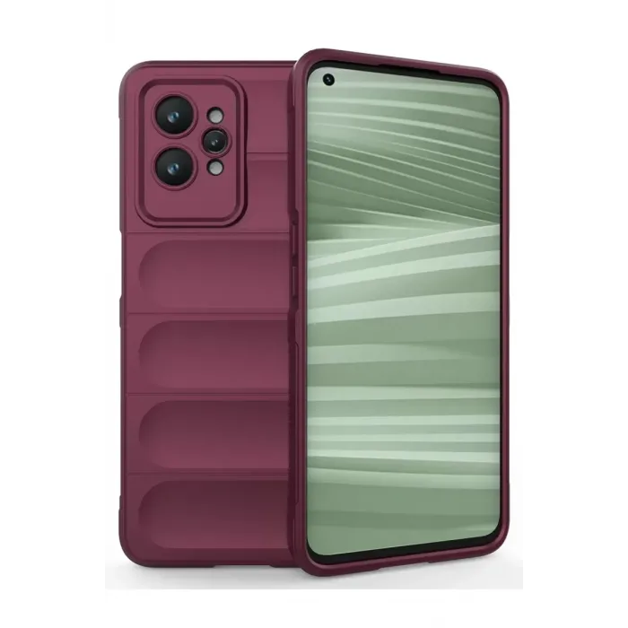 Newface Realme GT2 Pro 5G Kılıf Optimum Silikon - Bordo