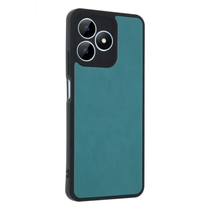 Newface Realme Note 50 4G Kılıf Aras Deri Kapak - Açık Yeşil