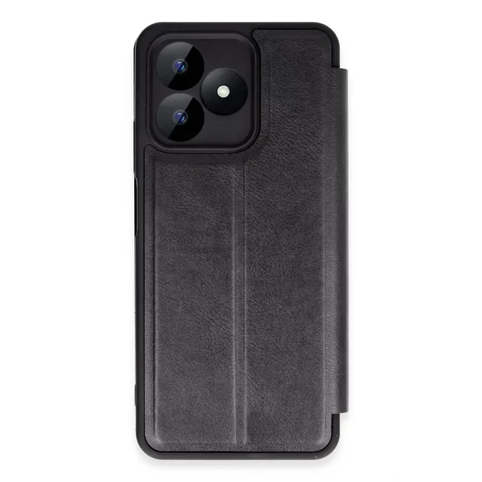 Newface Realme Note 50 4G Kılıf Flip Cover - Siyah