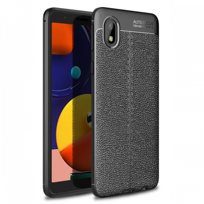 Newface Samsung Galaxy A01 Core Kılıf Auto Focus Kapak - Siyah