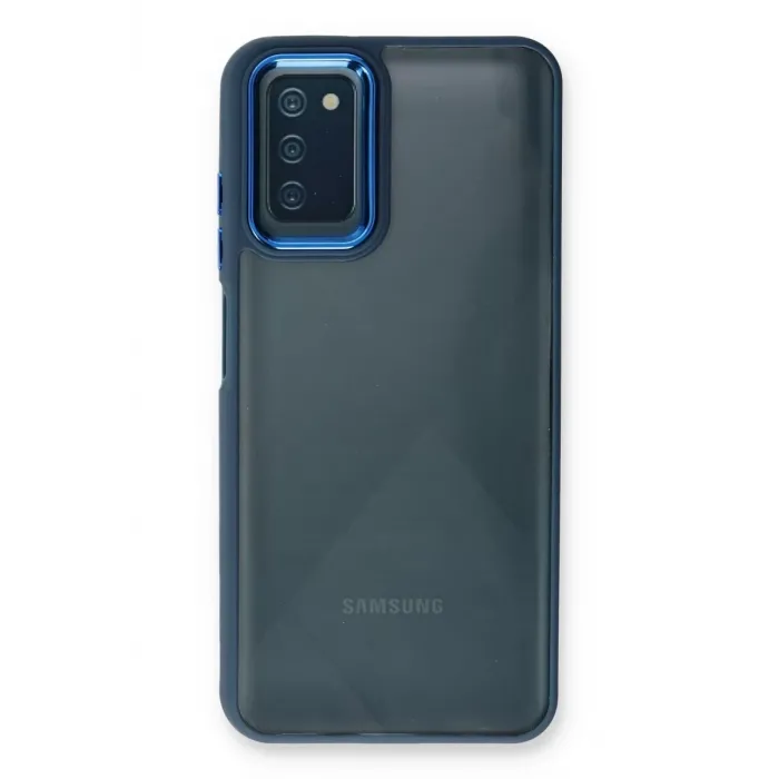 Newface Samsung Galaxy A03S Kılıf Dora Kapak - Mavi