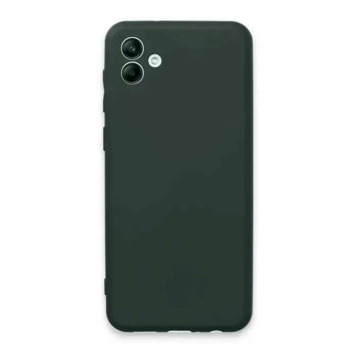 Newface Samsung Galaxy A04E Kılıf First Silikon - Koyu Yeşil