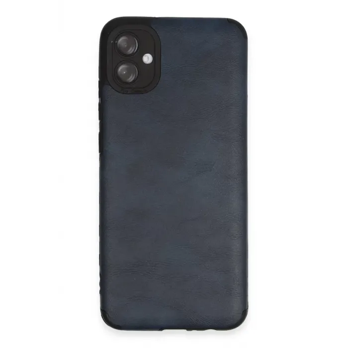 Newface Samsung Galaxy A04E Kılıf Loop Deri Silikon - Lacivert