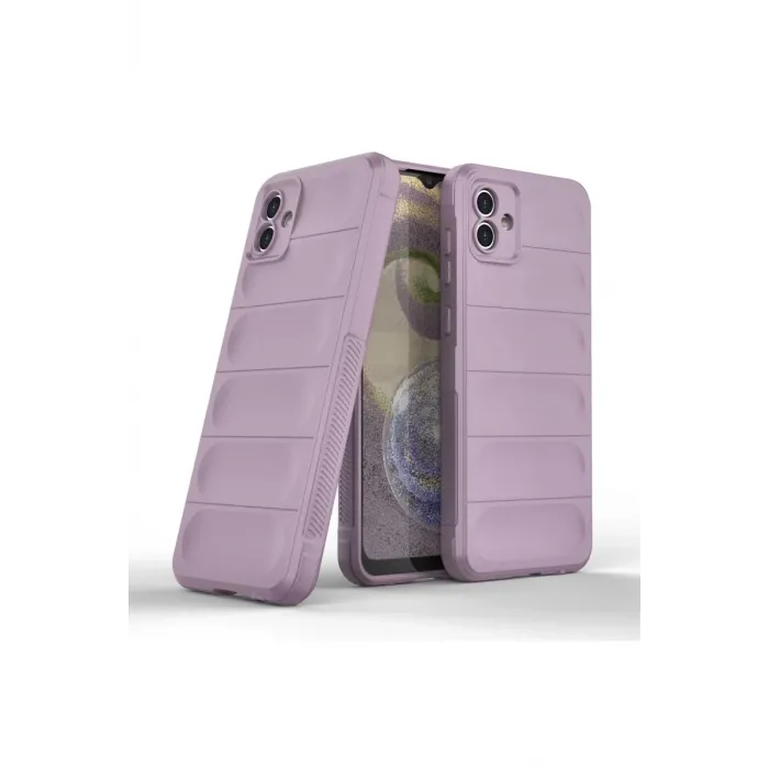 Newface Samsung Galaxy A04E Kılıf Optimum Silikon - Mor