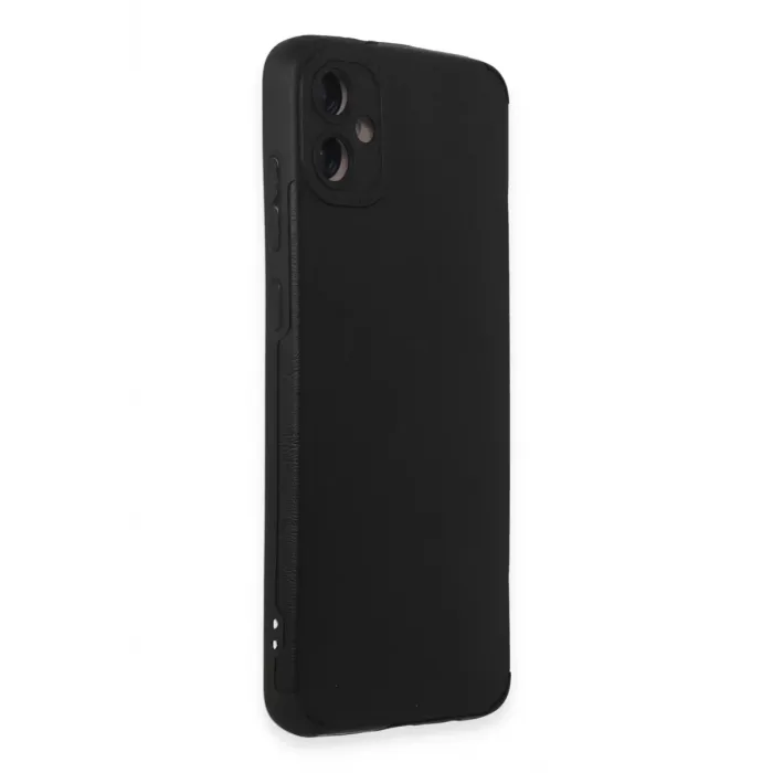 Newface Samsung Galaxy A05 Kılıf Loop Deri Silikon - Siyah