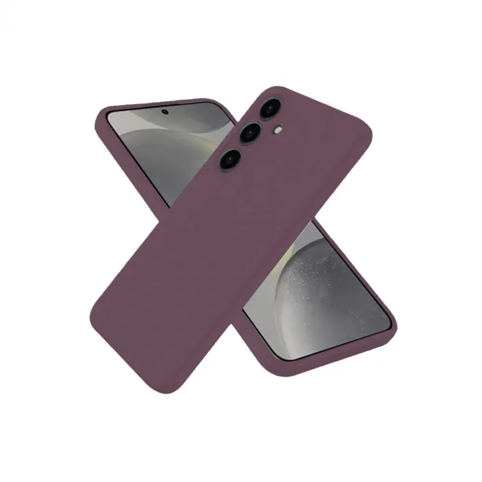 Newface Samsung Galaxy A06 Kılıf First Silikon - Mürdüm