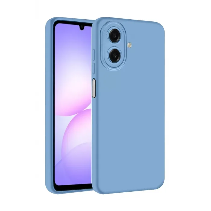 Newface Samsung Galaxy A07 4G First Silikon - Mavi