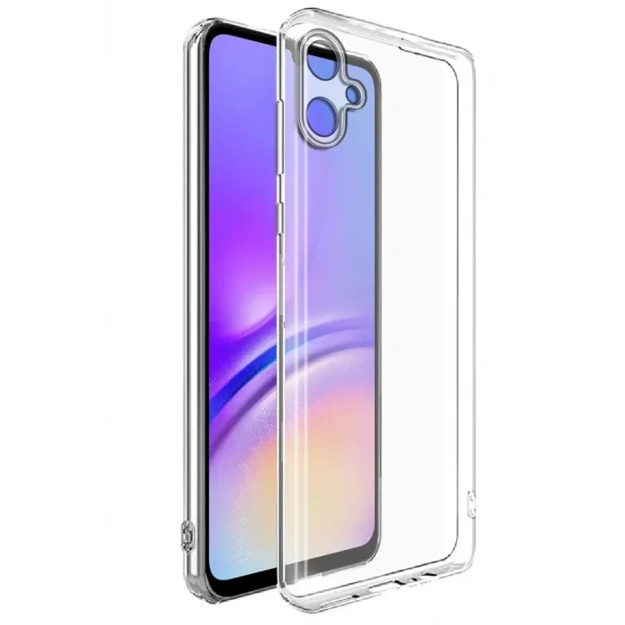 Newface Samsung Galaxy A07 4G Lüx Şeffaf Silikon - Şeffaf