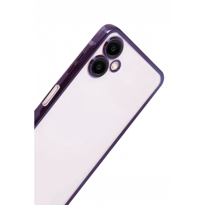 Newface Samsung Galaxy A07 4G Razer Lensli Silikon - Mor