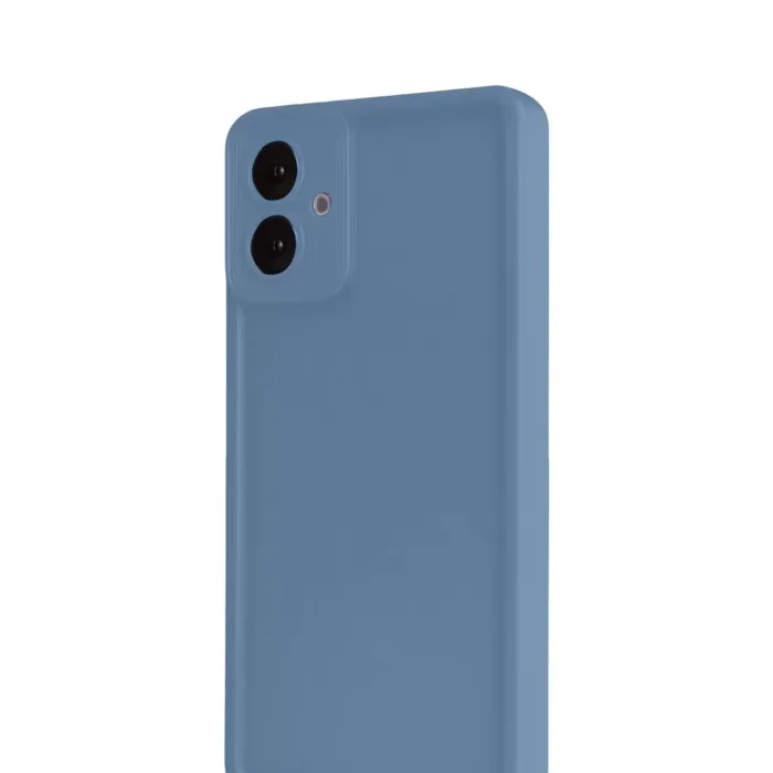 Newface Samsung Galaxy A07 4G Viera Silikon - Mavi