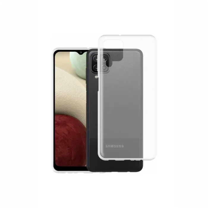 Newface Samsung Galaxy A12 Kılıf Lüx Şeffaf Silikon