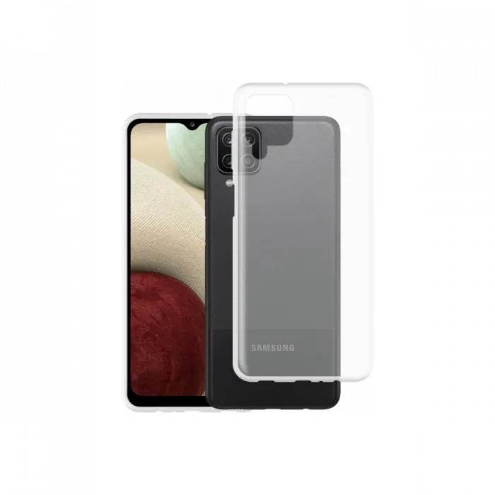 Newface Samsung Galaxy A12 Kılıf Lüx Şeffaf Silikon