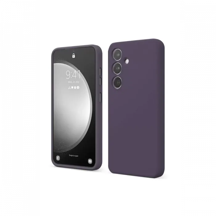 Newface Samsung Galaxy A14 4G Kılıf First Silikon - Mor