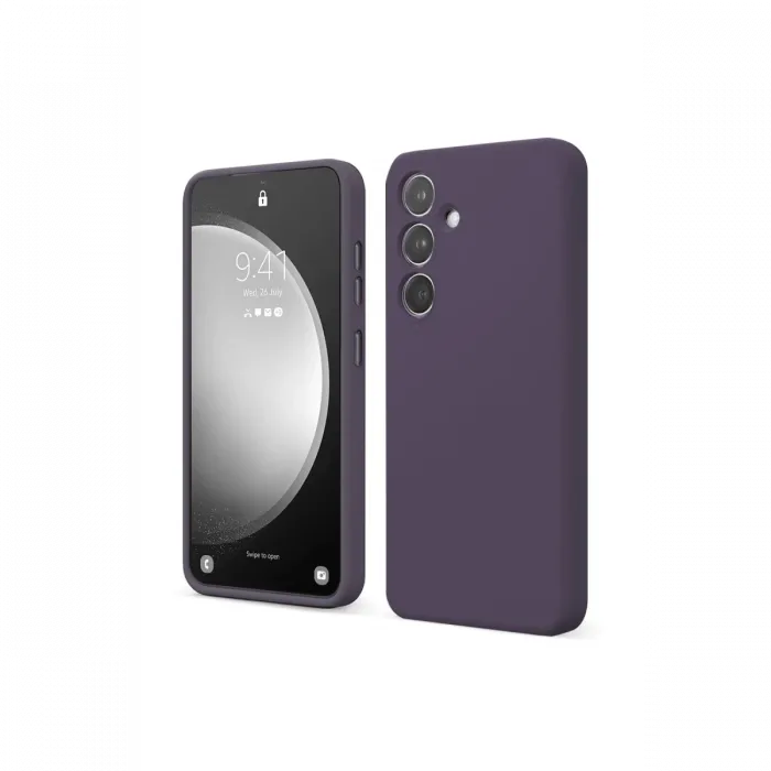 Newface Samsung Galaxy A14 4G Kılıf First Silikon - Mor