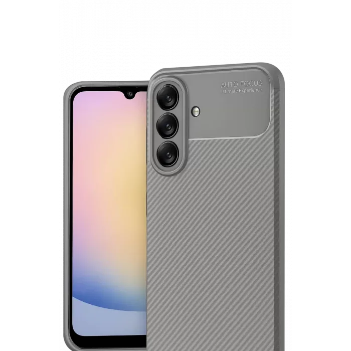 Newface Samsung Galaxy A17 5G Auto Focus Karbon Kapak - Gri