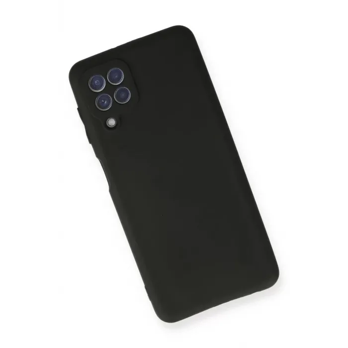 Newface Samsung Galaxy A22 Kılıf First Silikon - Siyah