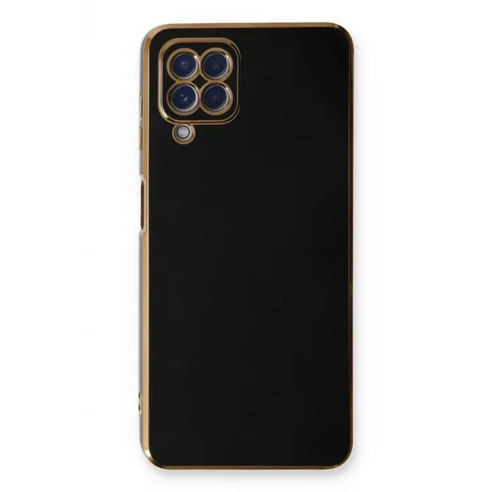 Newface Samsung Galaxy A22 Kılıf Volet Silikon - Siyah