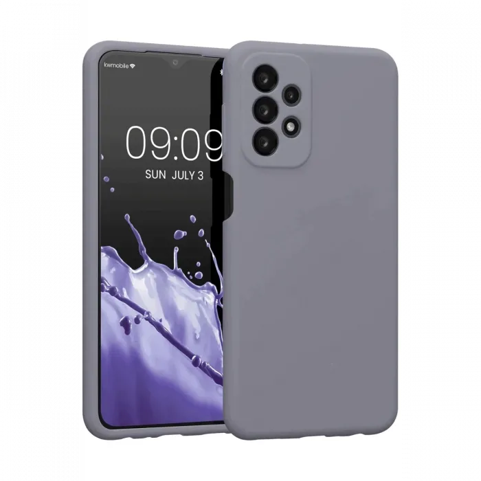 Newface Samsung Galaxy A23 4G Kılıf First Silikon - Gri