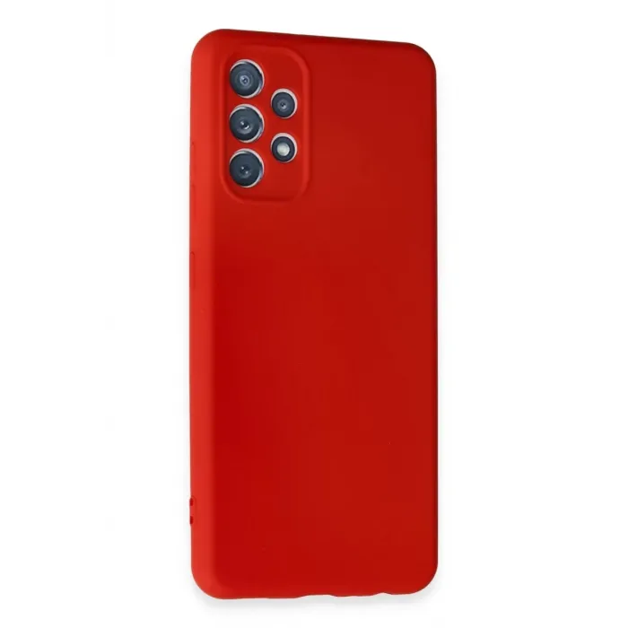 Newface Samsung Galaxy A32 Kılıf First Silikon - Kırmızı