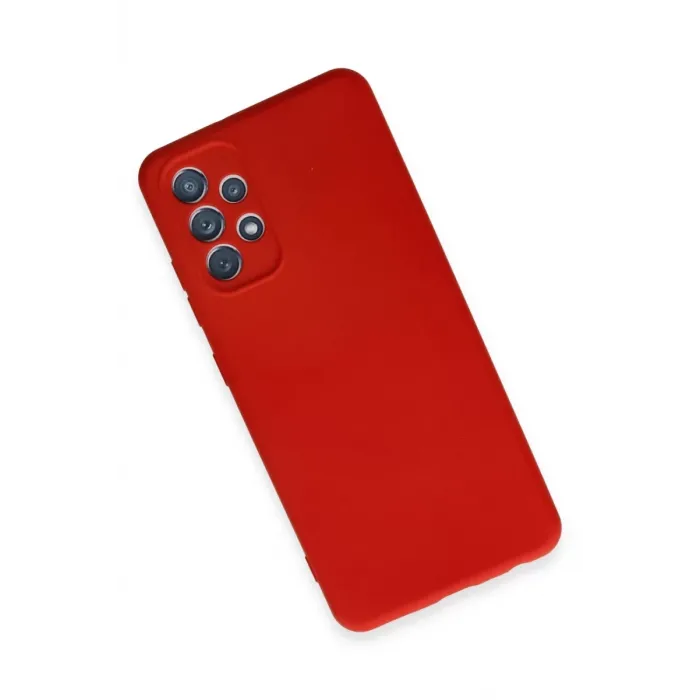 Newface Samsung Galaxy A32 Kılıf First Silikon - Kırmızı