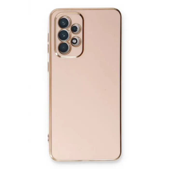 Newface Samsung Galaxy A33 5G Kılıf Volet Silikon - Pembe