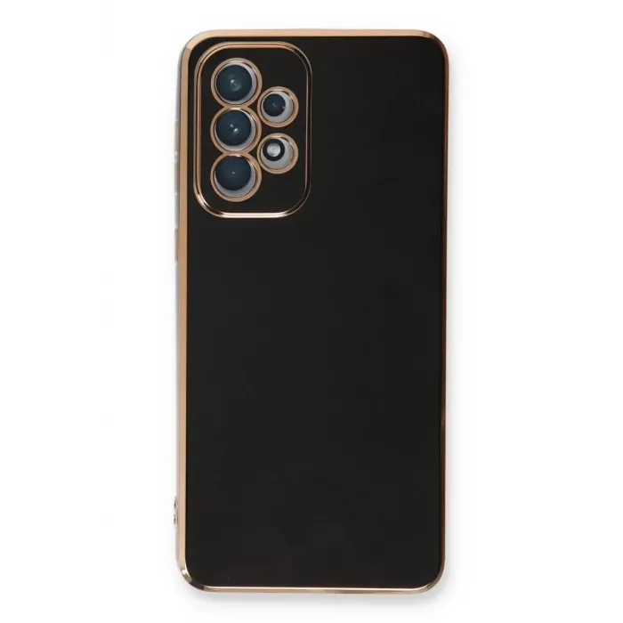 Newface Samsung Galaxy A33 5G Kılıf Volet Silikon - Siyah