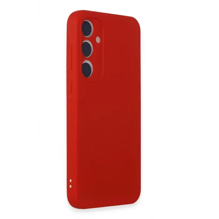 Newface Samsung Galaxy A35 5G Kılıf First Silikon - Kırmızı