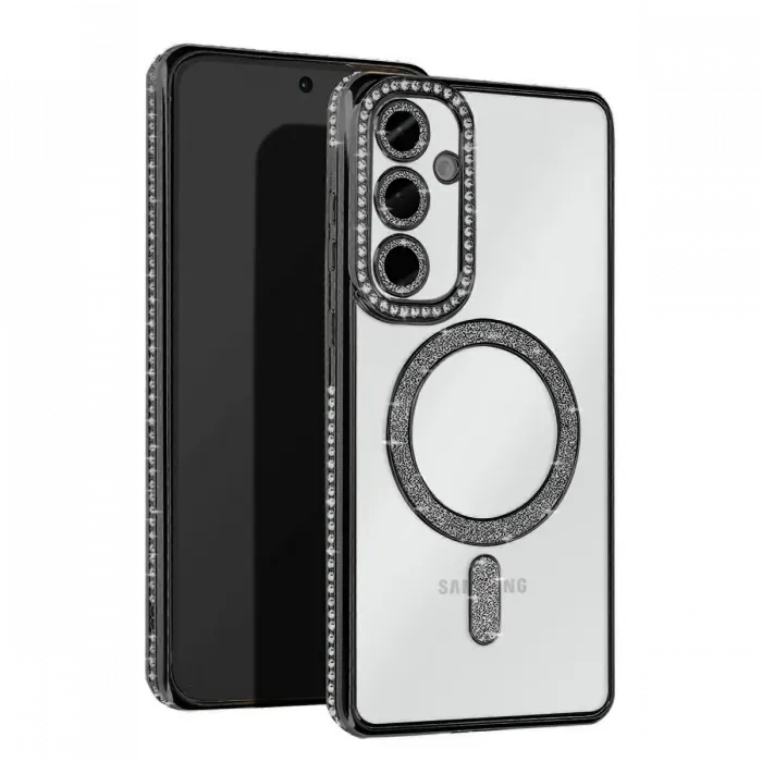 Newface Samsung Galaxy A36 Joke Simli Magneticsafe Kılıf - Siyah