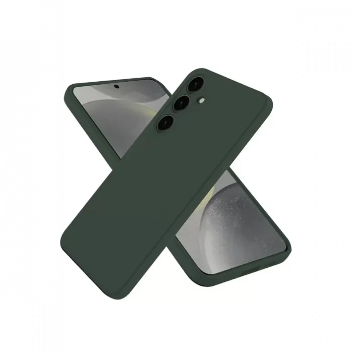 Newface Samsung Galaxy A36 Kılıf First Silikon - Koyu Yeşil