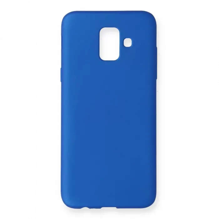 Newface Samsung Galaxy A6 2018 Kılıf First Silikon - Mavi
