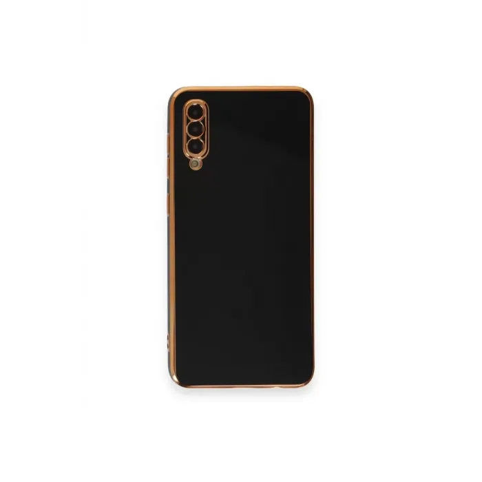 Newface Samsung Galaxy A70 Kılıf Volet Silikon - Siyah
