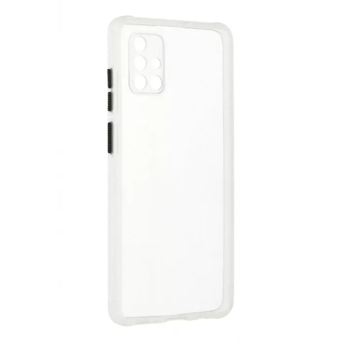 Newface Samsung Galaxy A71 Kılıf Miami Şeffaf Silikon - Şeffaf