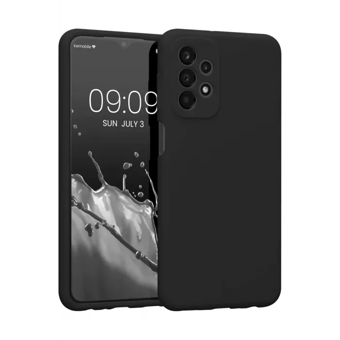 Newface Samsung Galaxy A73 5G Kılıf First Silikon - Siyah