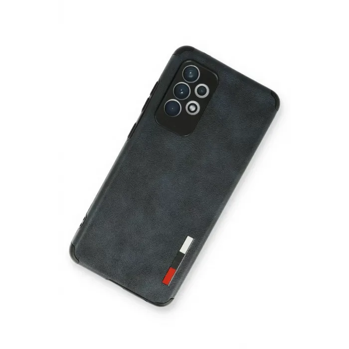 Newface Samsung Galaxy A73 5G Kılıf Loop Deri Silikon - Lacivert