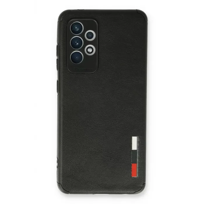 Newface Samsung Galaxy A73 5G Kılıf Loop Deri Silikon - Siyah