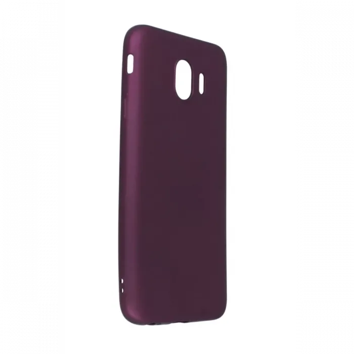 Newface Samsung Galaxy J4 Kılıf First Silikon - Mürdüm