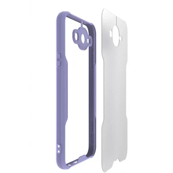 Newface Samsung Galaxy J7 Kılıf Platin Silikon - Siyah