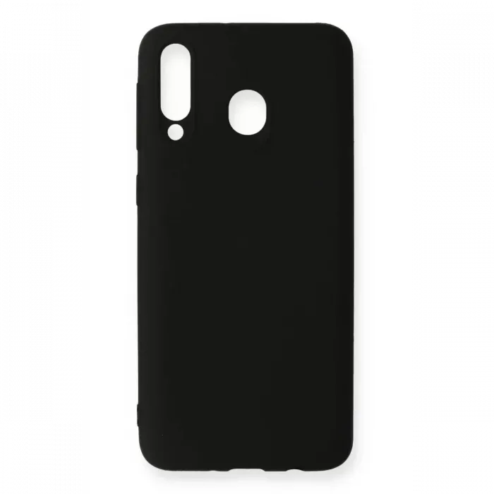 Newface Samsung Galaxy M30 Kılıf First Silikon - Siyah