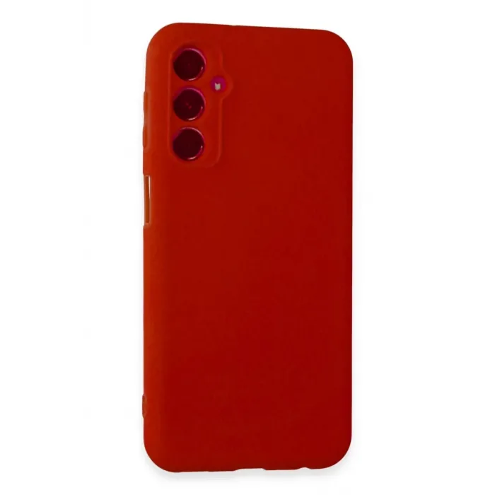 Newface Samsung Galaxy M34 5G Kılıf First Silikon - Kırmızı