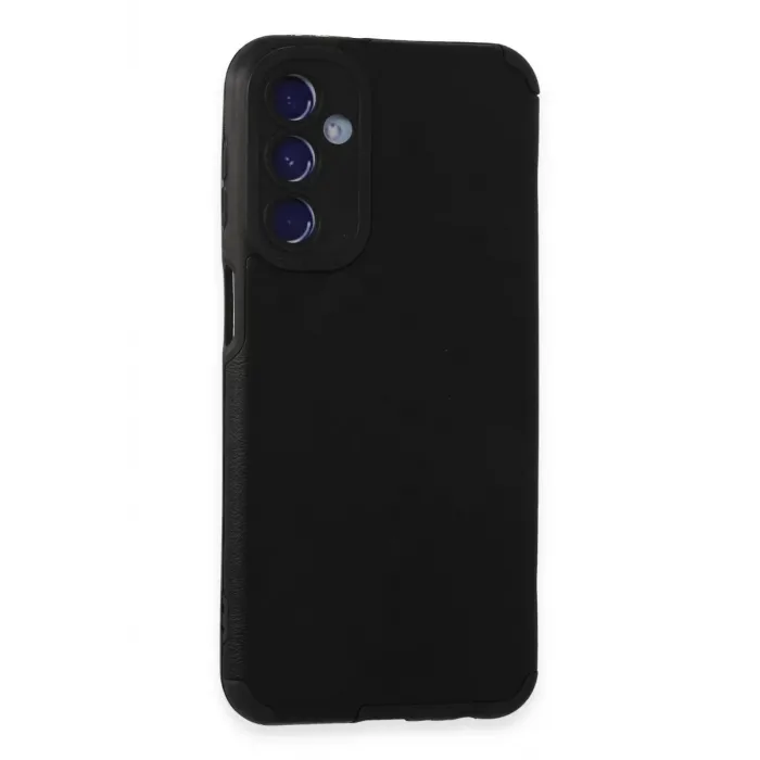 Newface Samsung Galaxy M34 5G Kılıf Loop Deri Silikon - Siyah