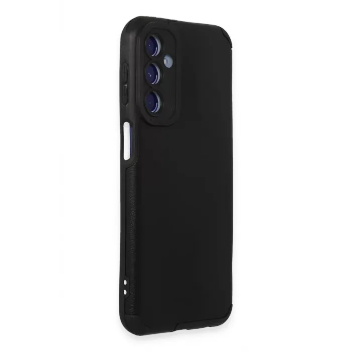 Newface Samsung Galaxy M34 5G Kılıf Loop Deri Silikon - Siyah