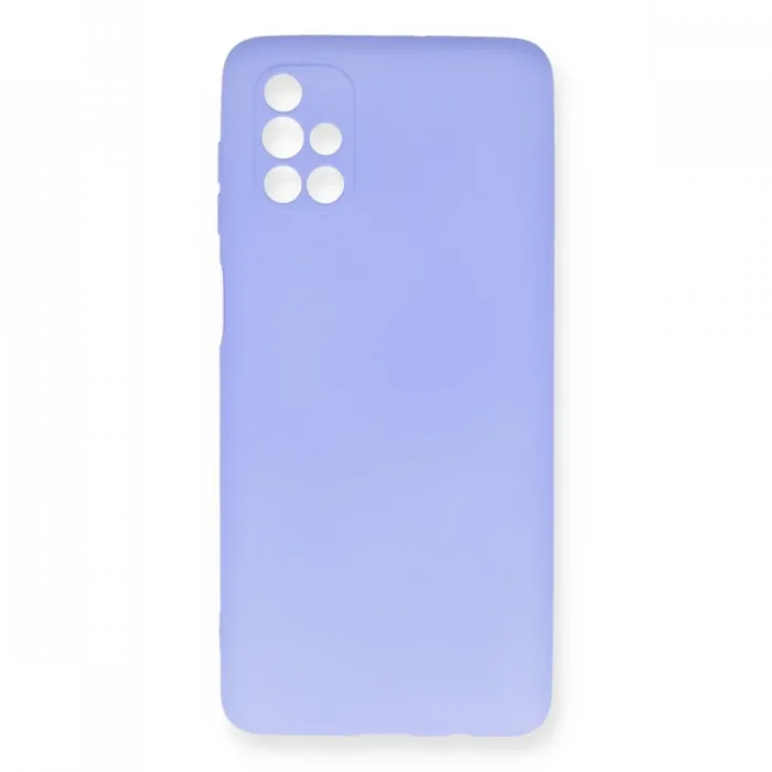 Newface Samsung Galaxy M51 Kılıf First Silikon - Lila