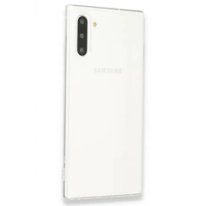 Newface Samsung Galaxy Note 10 Kılıf Lüx Şeffaf Silikon