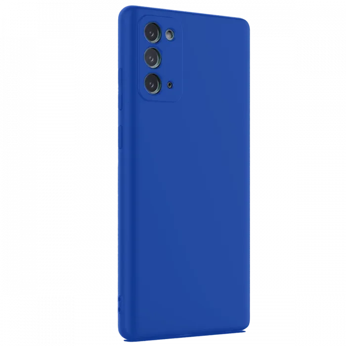 Newface Samsung Galaxy Note 20 Kılıf First Silikon - Mavi