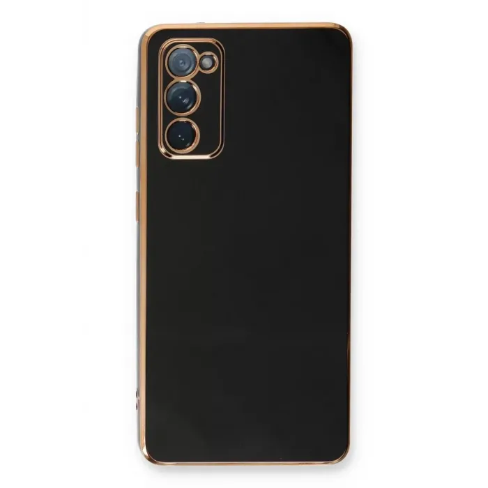 Newface Samsung Galaxy S20 FE Kılıf Volet Silikon - Siyah