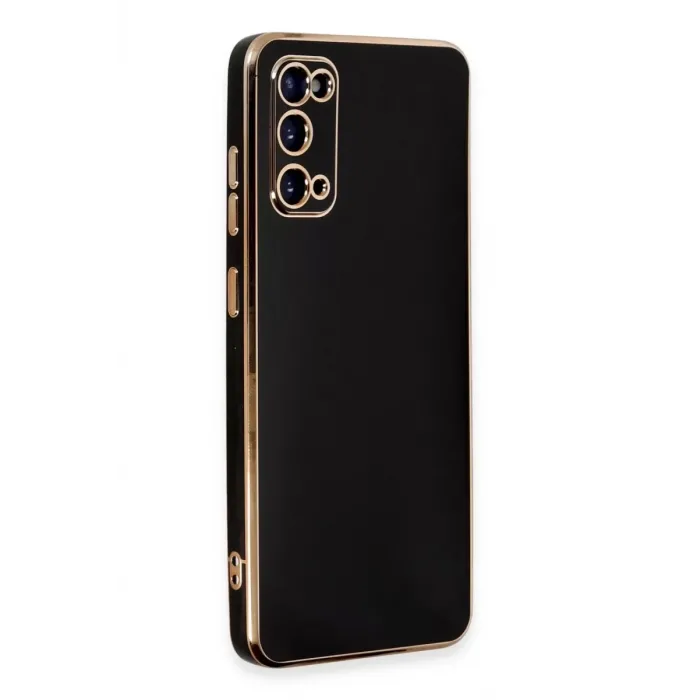 Newface Samsung Galaxy S20 Kılıf Volet Silikon - Siyah