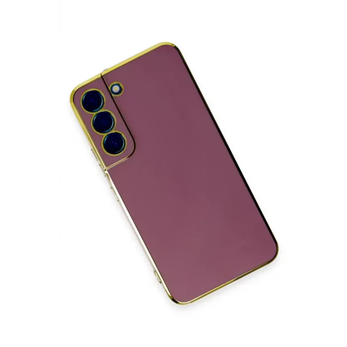 Newface Samsung Galaxy S22 Plus Kılıf Volet Silikon - Kırmızı